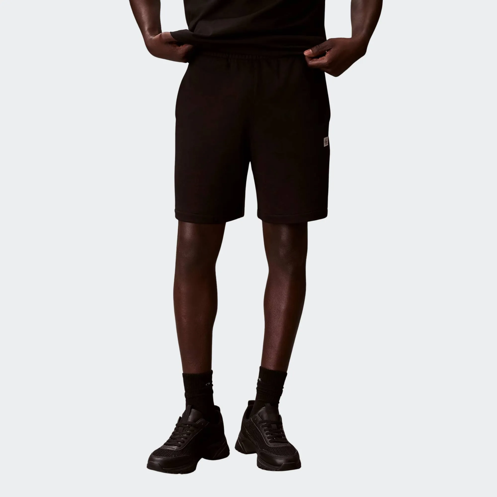 CALVIN KLEIN TERRY BADGE SHORT