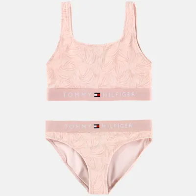 TOMMY JEANS BRALETTE SET PRINT