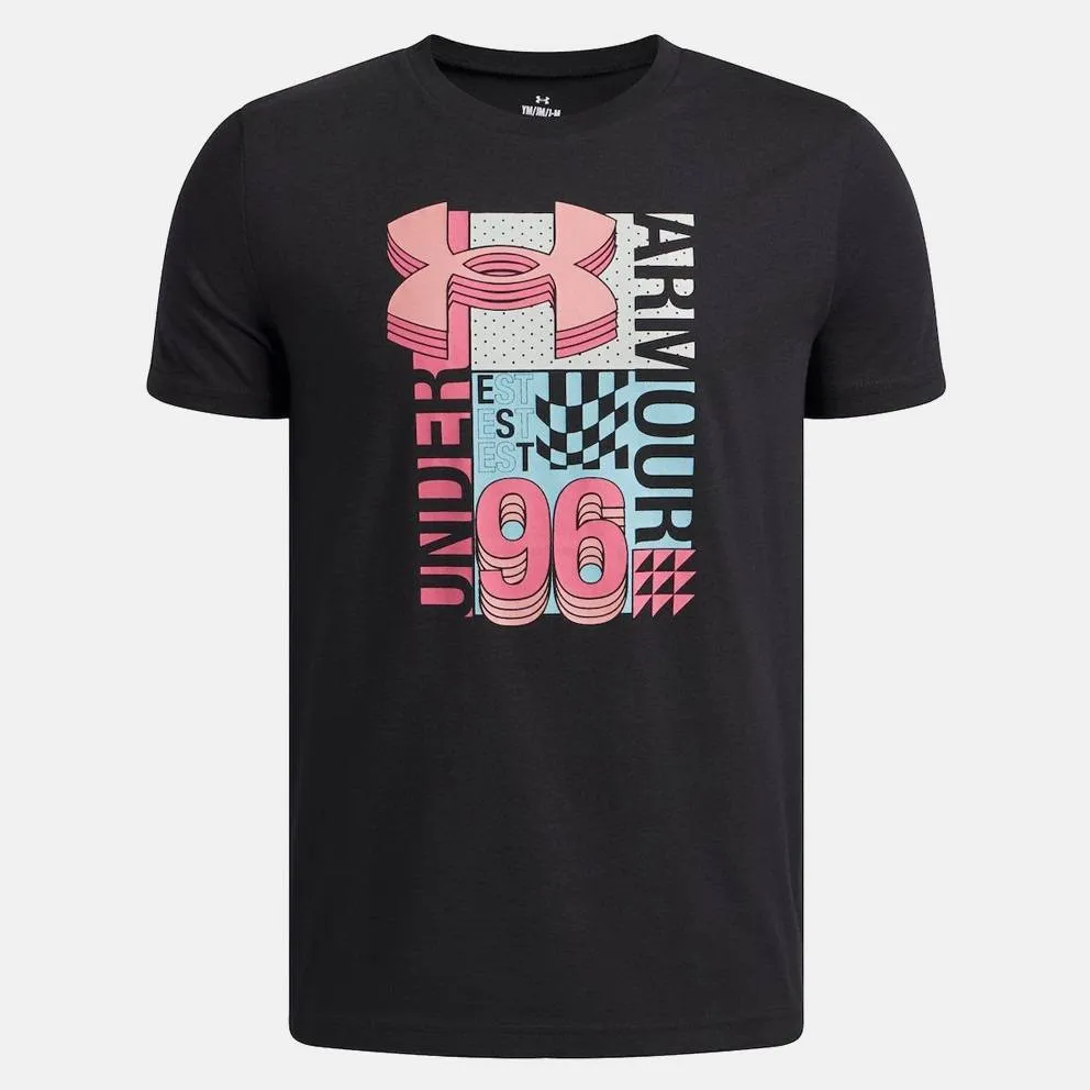 UNDER ARMOUR BOYS LOGO COLLAGE TSHIRT