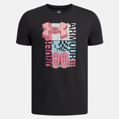 UNDER ARMOUR BOYS LOGO COLLAGE TSHIRT