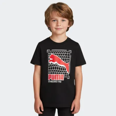 PUMA GRAPHIC GRID  TSHIRT BOYS