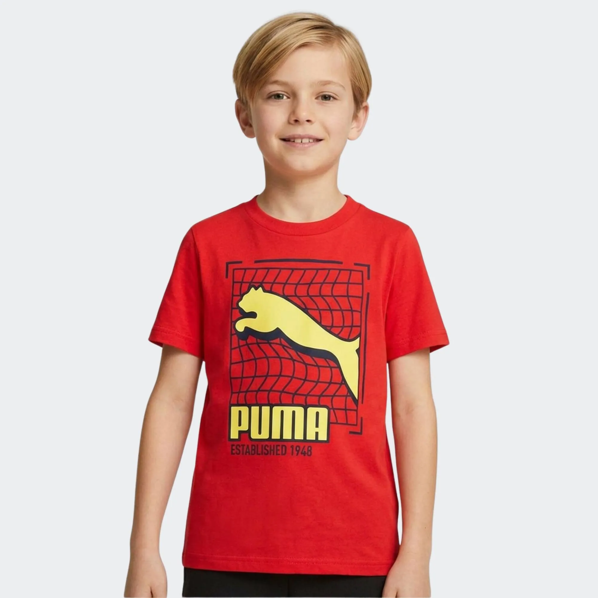 PUMA GRAPHIC GRID  TSHIRT BOYS