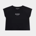GUESS CROP T-SHIRT MID ORGANIC STRETCH JERSEY