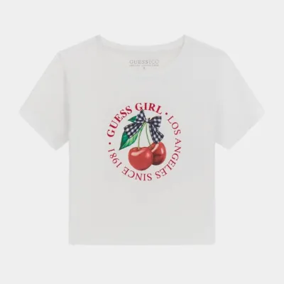 GUESS CROP T-SHIRT MID ORGANIC