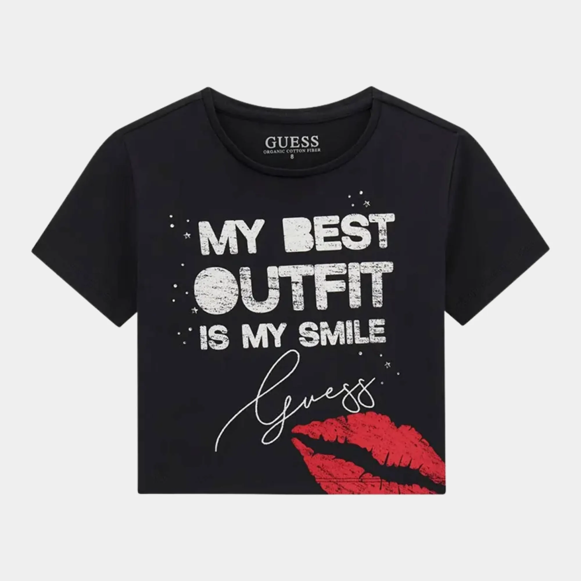 GUESS CROP T-SHIRT MID ORGANIC