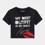 GUESS CROP T-SHIRT MID ORGANIC