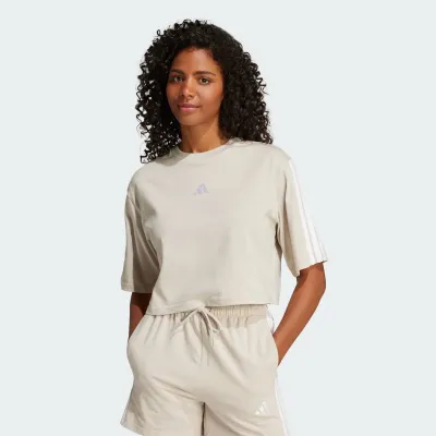 ADIDAS WOMENS 3STRIPES ESSENTIALS TEE