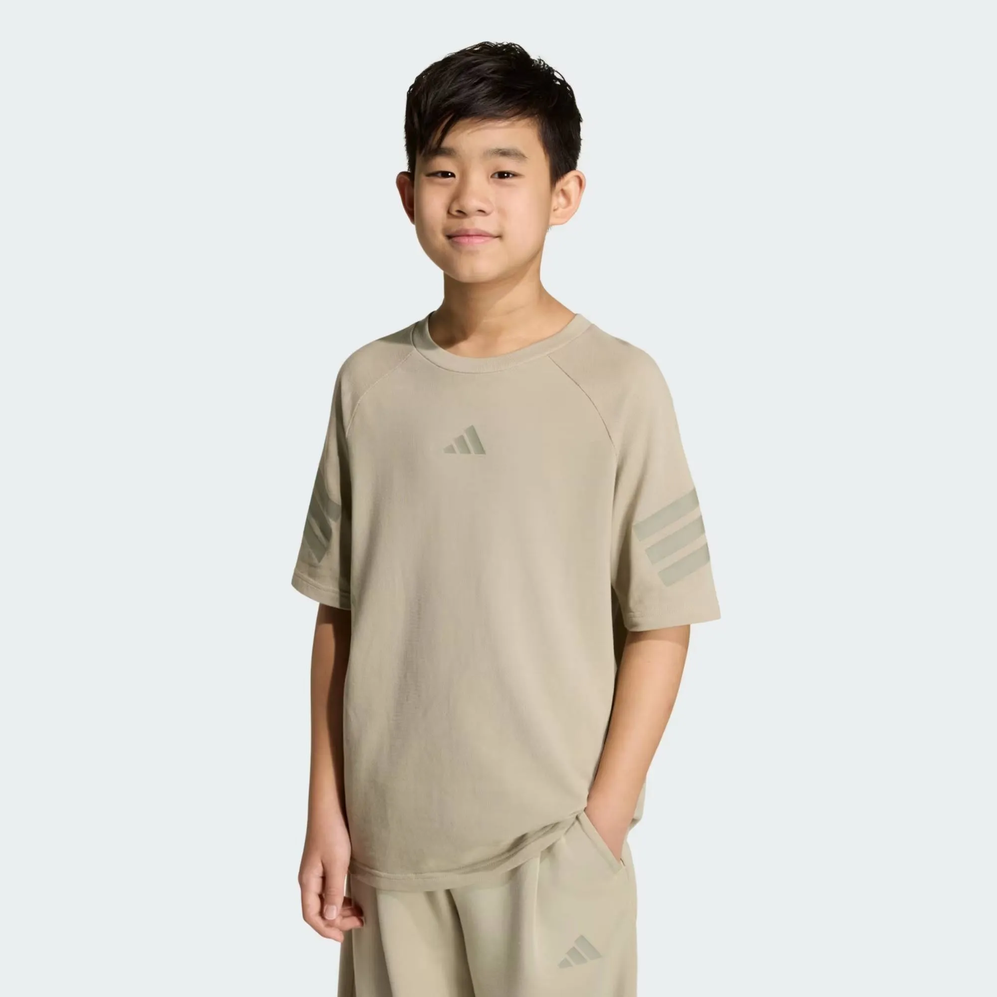 ADIDAS BOYS FUTURE ICONS 3-STRIPES TSHIRT