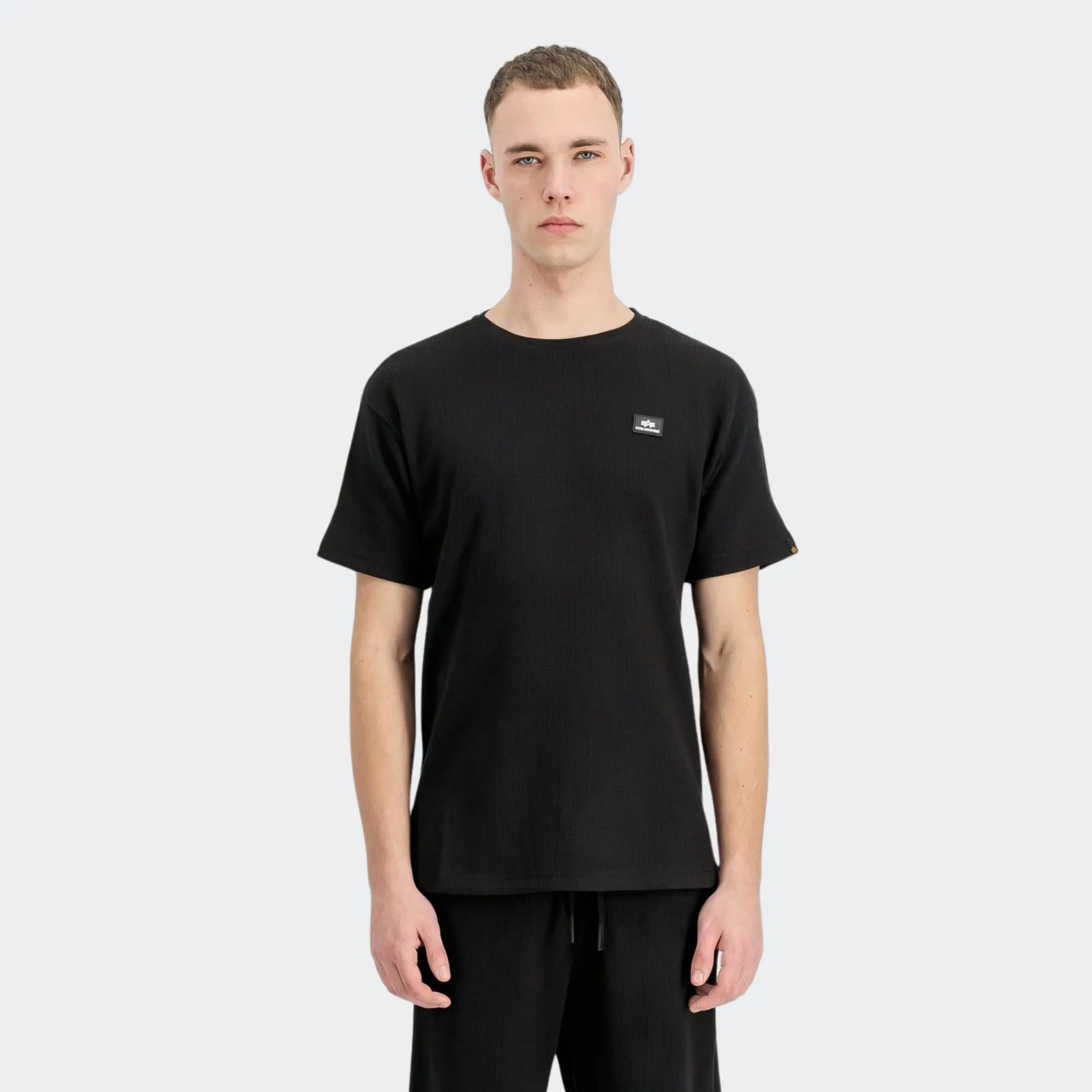 ALPHA INDUSTRIES WAFFLE SMALL LOGO T-SHIRT