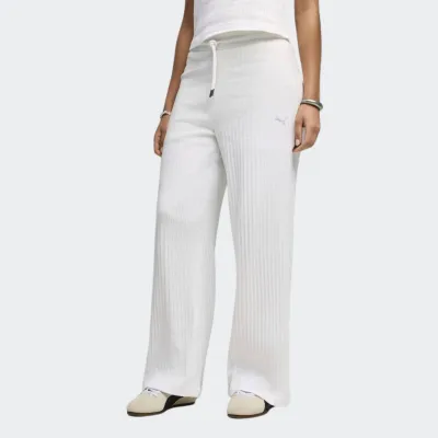 PUMA HER COMFORT HIGH WAIST WIDE LEG PANTS