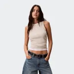 CALVIN KLEIN MONOGRAM PATCH WAFFLE TEE