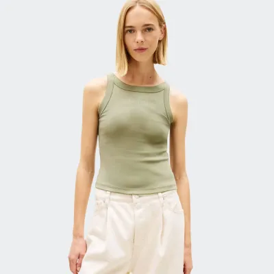 TOMMY JEANS SLIM TONAL FLAG TANK