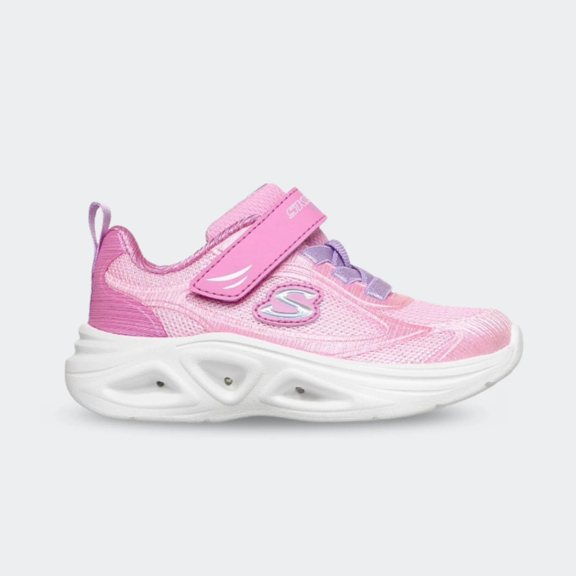 SKECHERS LIGHTEDSNEAKER WITH OMBRE SPARKLE UPPER