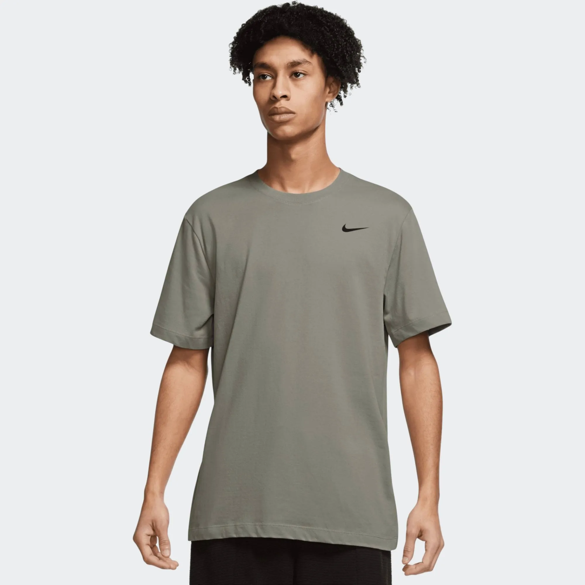 NIKE MENS DRI FIT TEE CREW SOLID