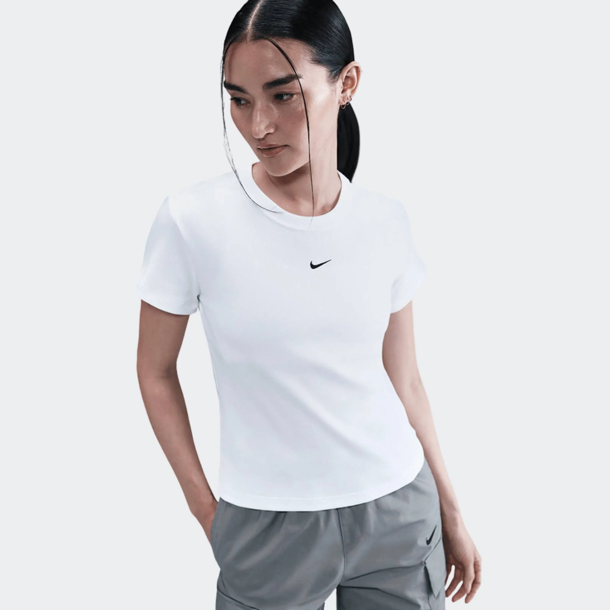 NIKE WOMENS NSW RIB TGHT TEE