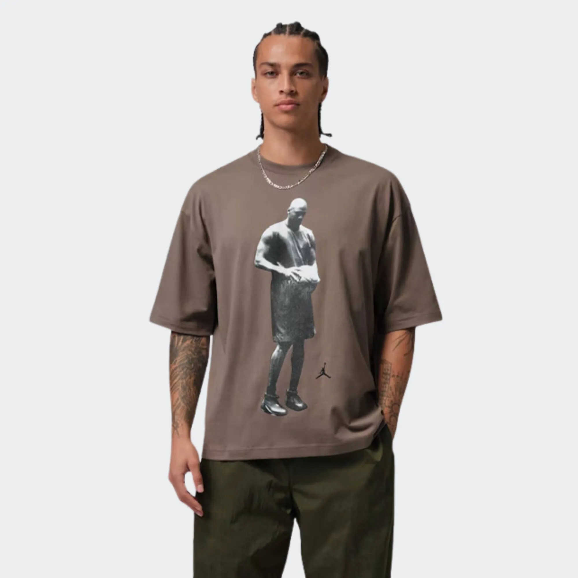 NIKE MENS JORDAN DRI FIT GFX CREW