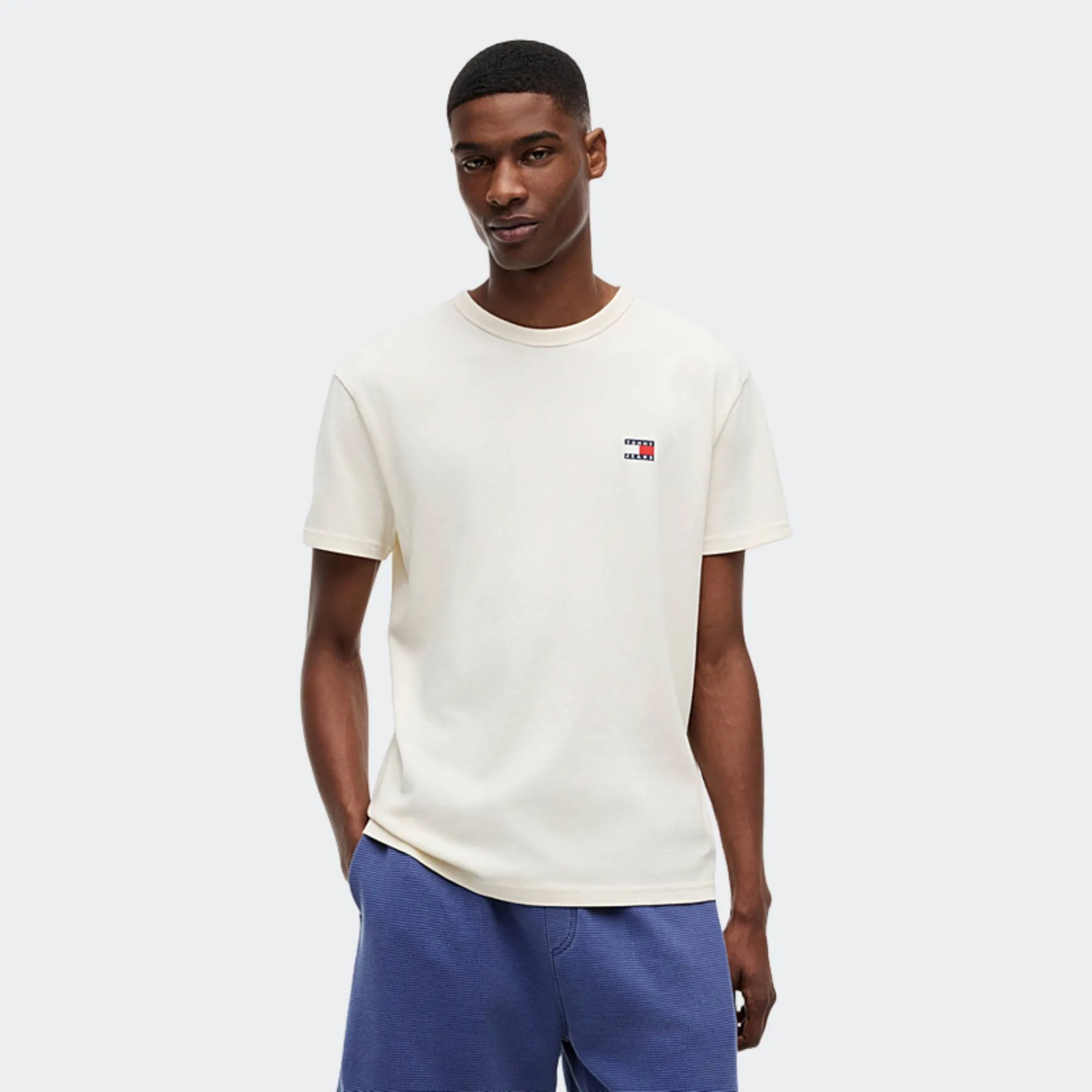 TOMMY JEANS MENS REGULAR BADGE TEE