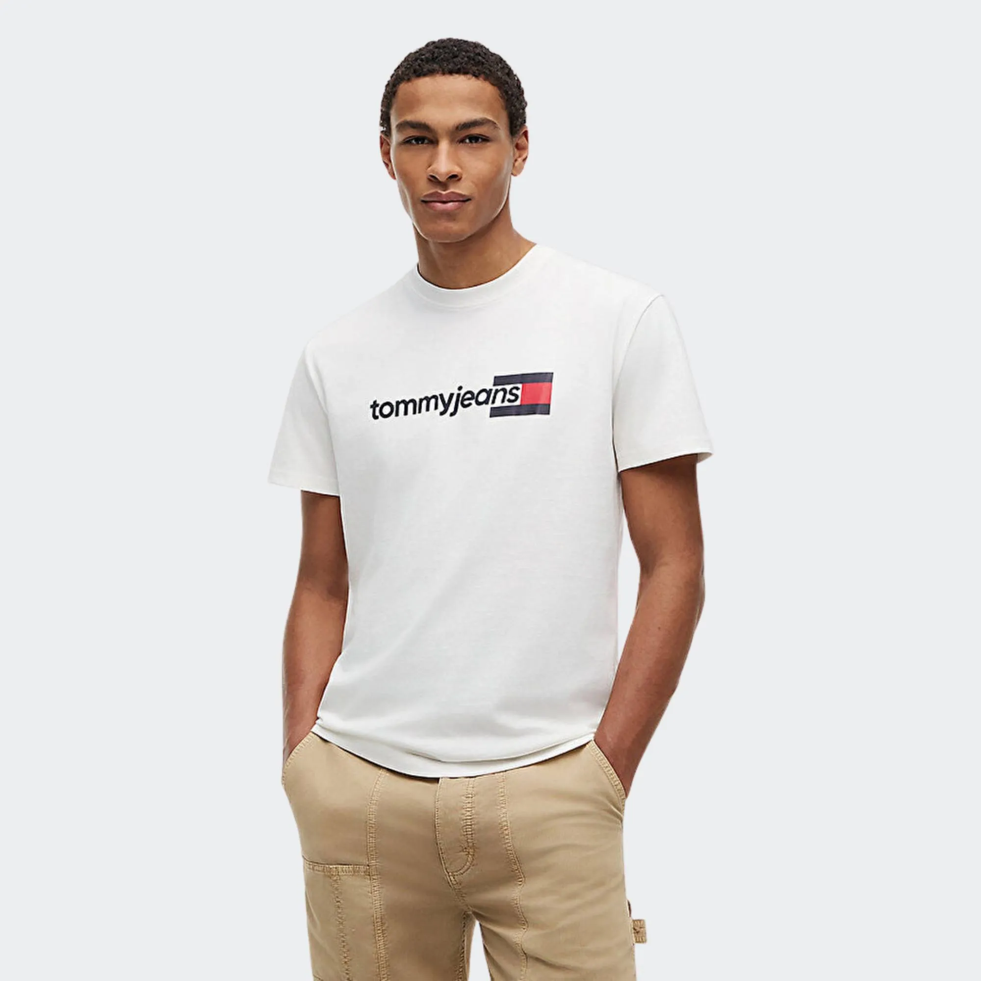 TOMMY JEANS MENS REGULAR ENTRY DNA TEE