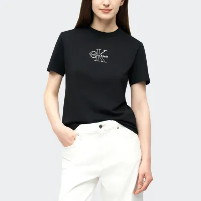 CALVIN KLEIN JEANS CLASSIC FOIL MONOLOGO TEE