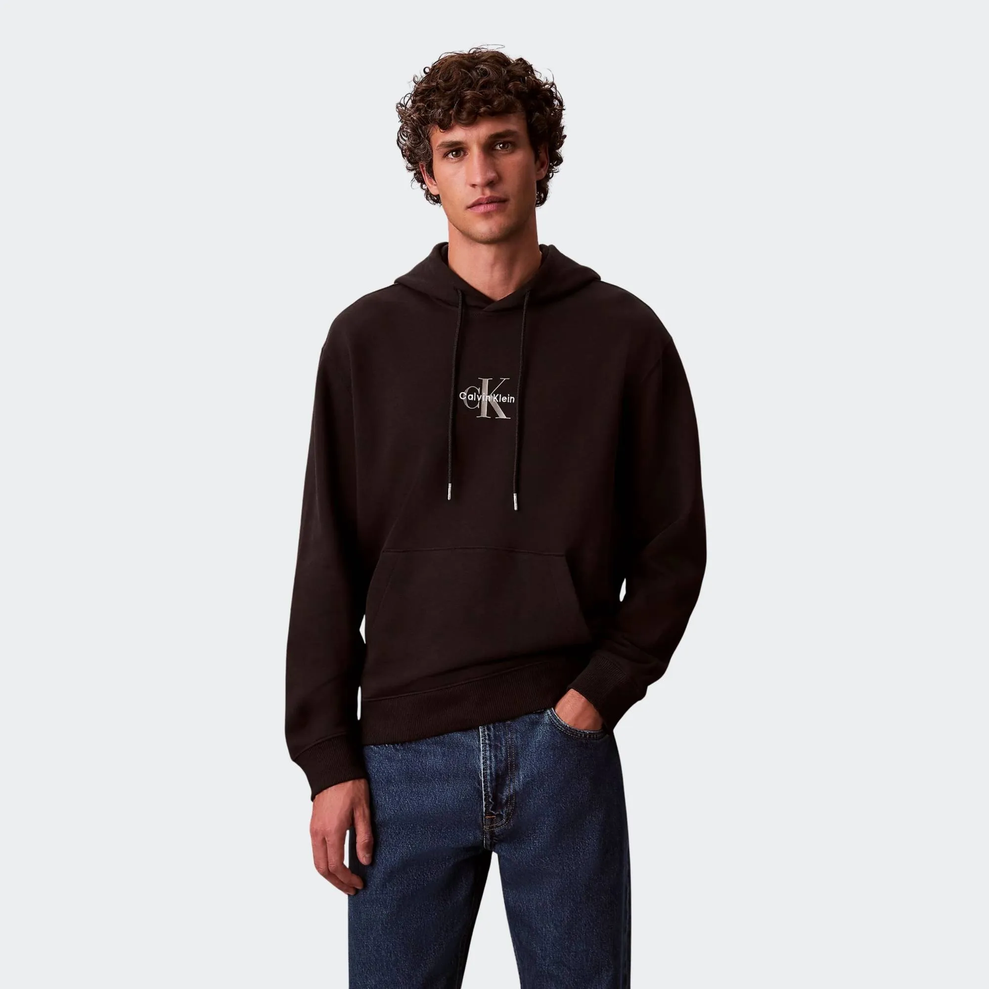 CALVIN KLEIN JEANS 350TERRY MICRO MONOLOGO HOODIE