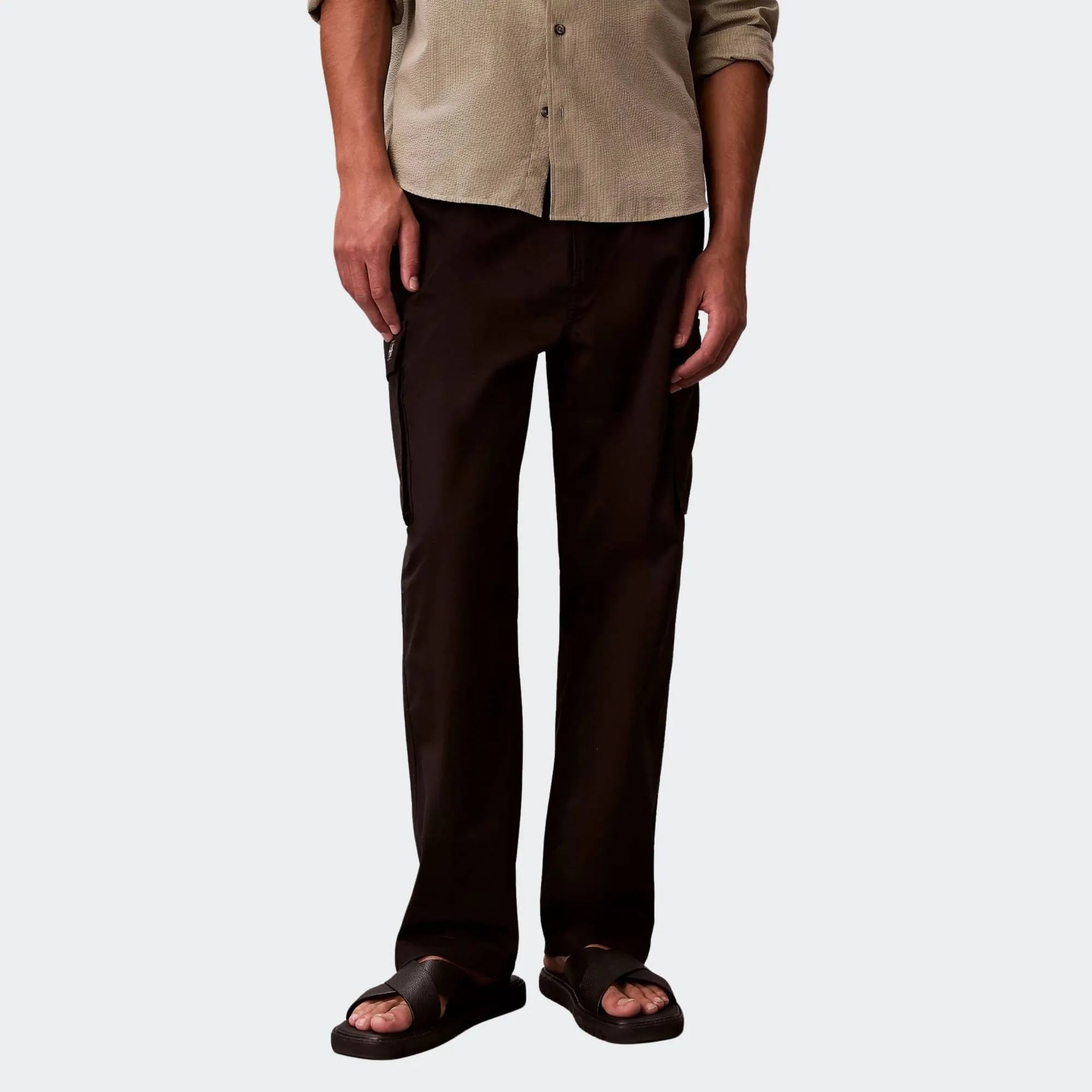 CALVIN KLEIN JEANS RELAXED STRAIGHT COTTON CARGO