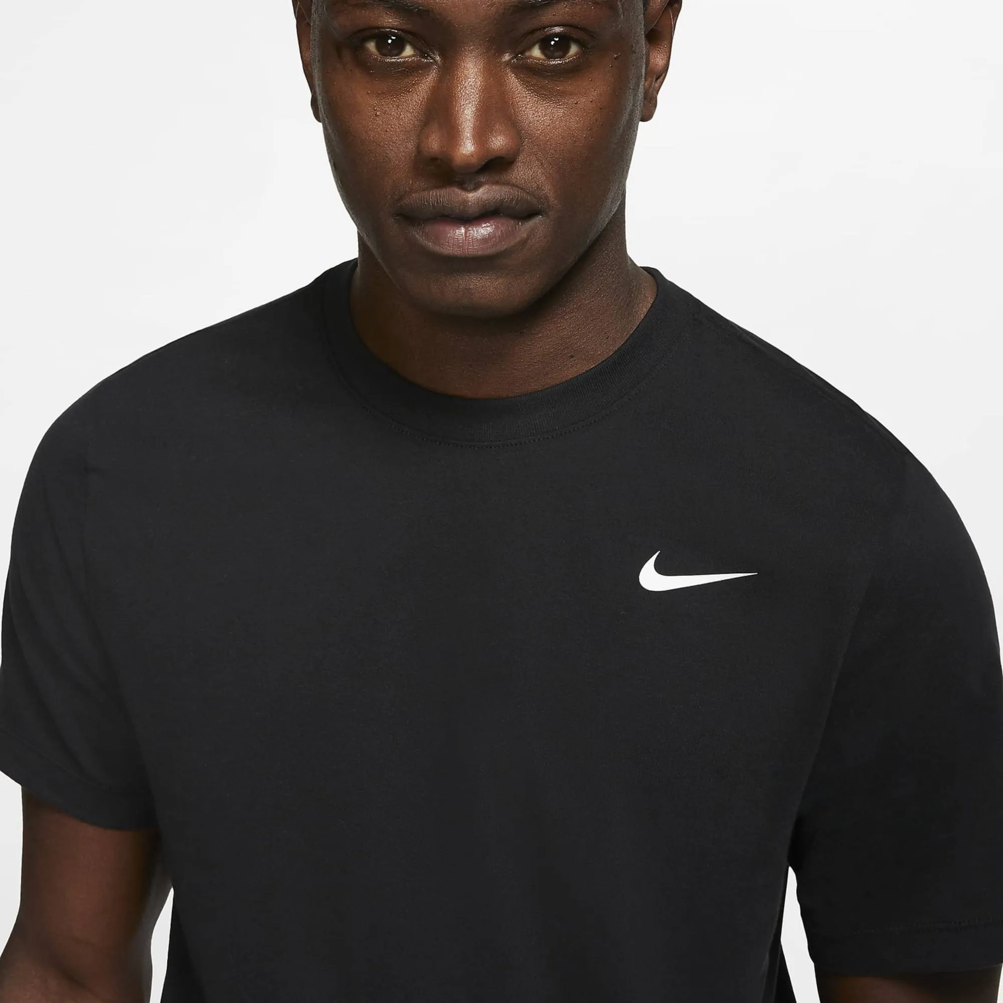 NIKE MENS DRI FIT TEE CREW SOLID