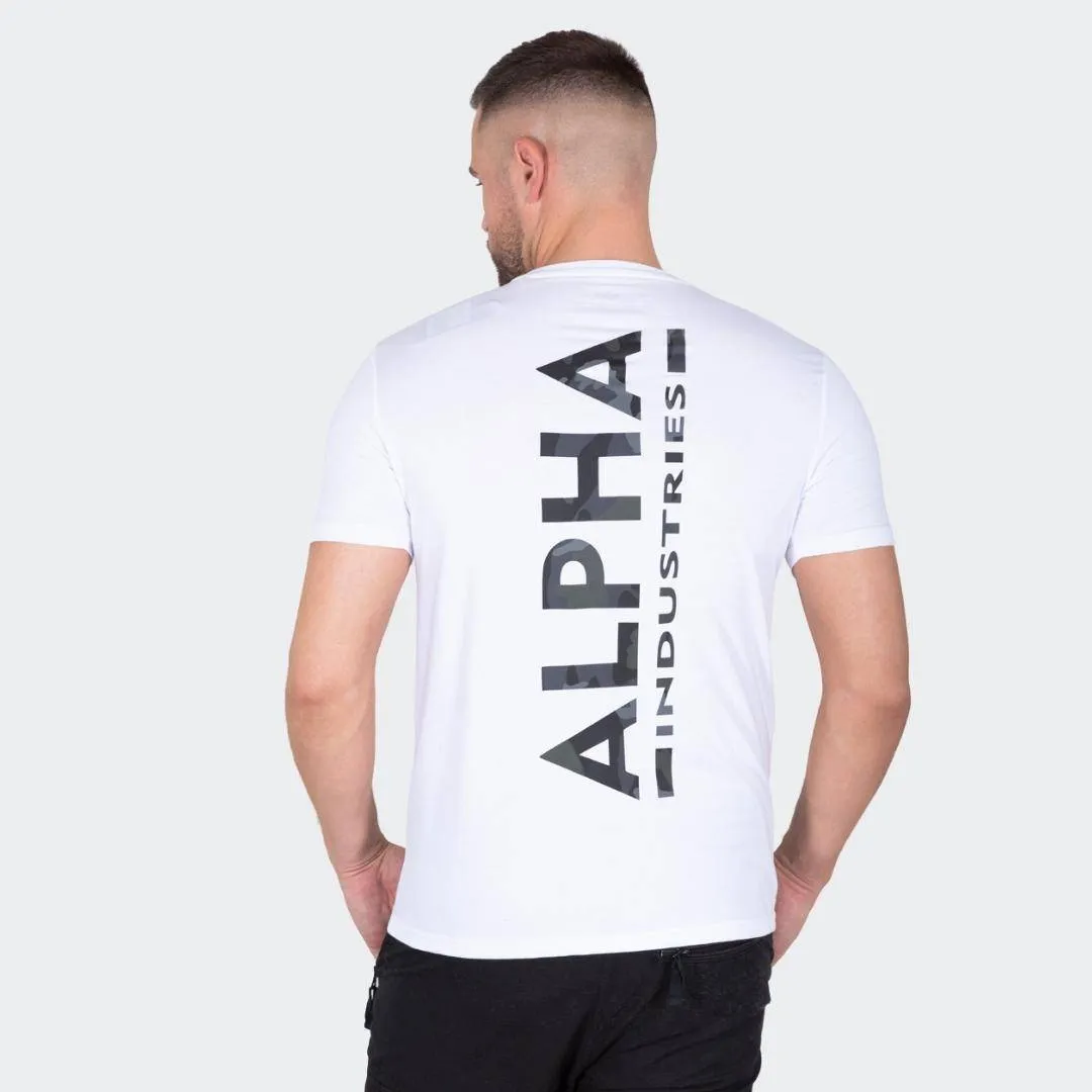 ALPHA INDUSTRIES BACKPRINT CAMO T-SHIRT