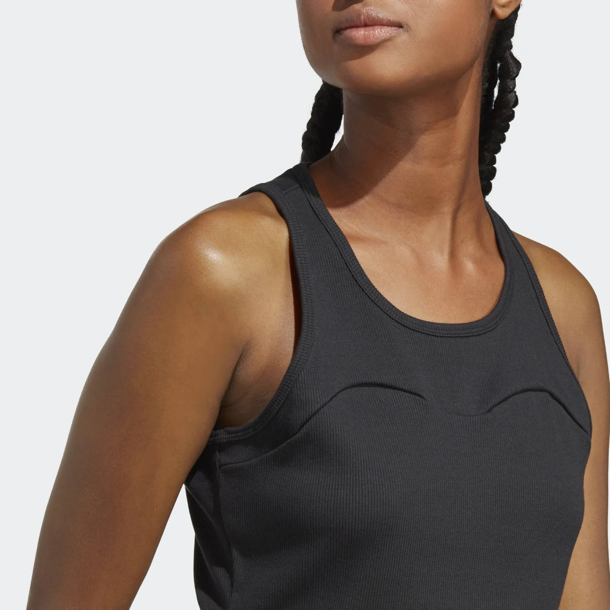 ADIDAS WOMEN'S LOUNGE RIB TANK