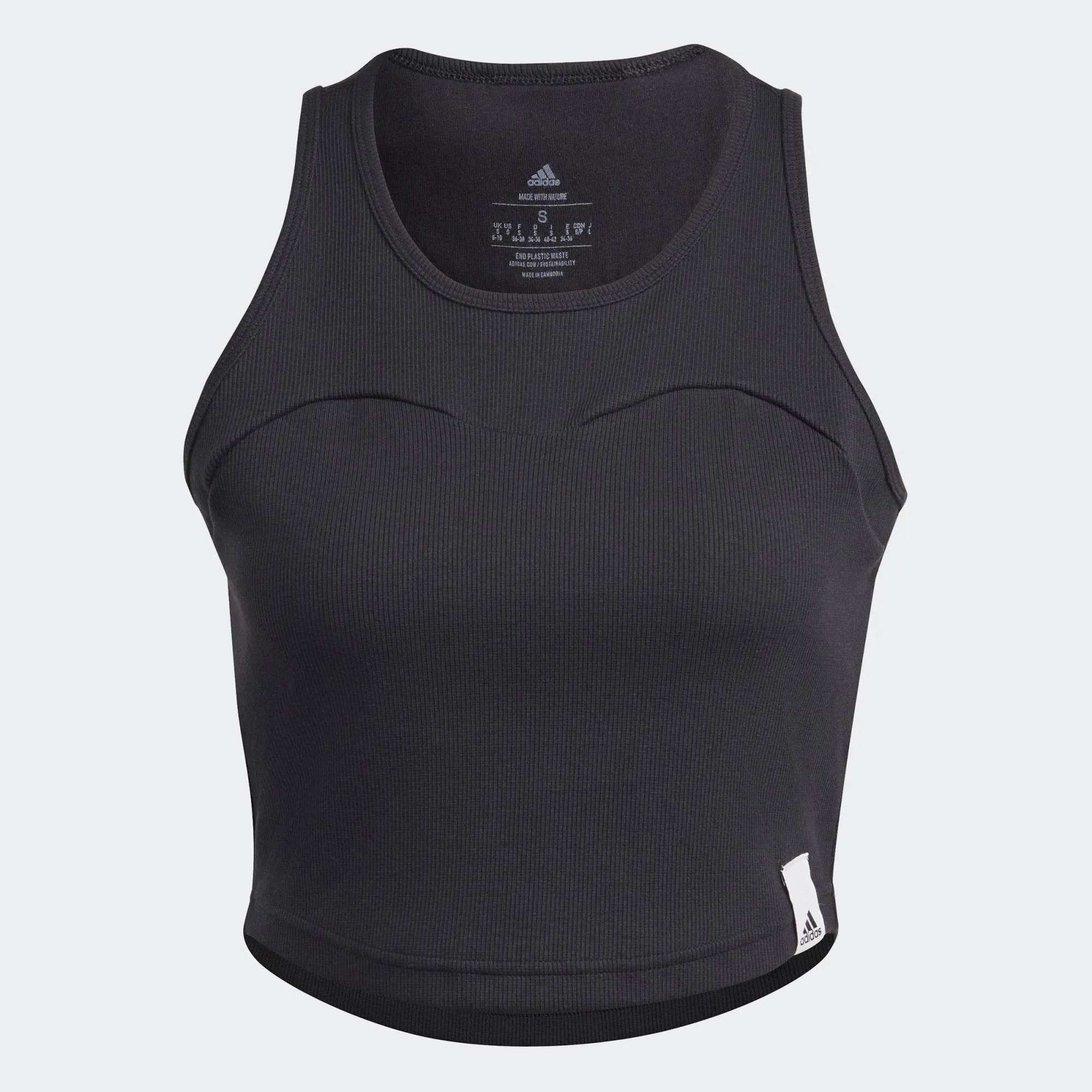 ADIDAS WOMEN'S LOUNGE RIB TANK
