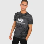 ALPHA INDUSTRIES BASIC CAMO T-SHIRT