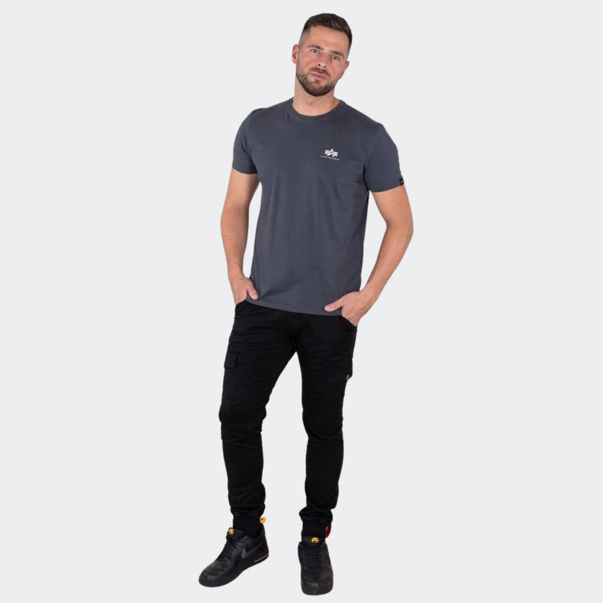 ALPHA INDUSTRIES BASIC SMALL LOGO T-SHIRT