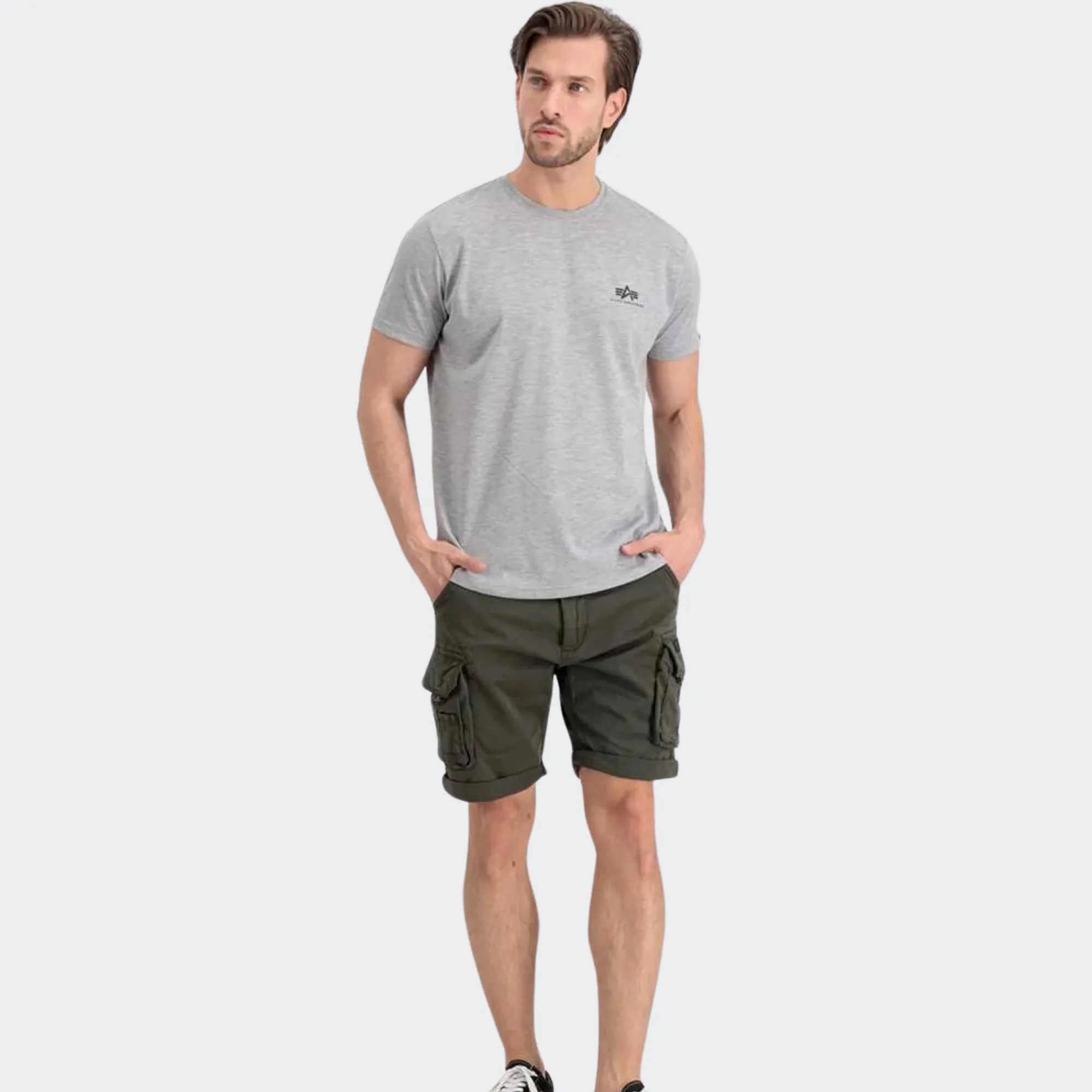 ALPHA INDUSTRIES BASIC SMALL LOGO T-SHIRT