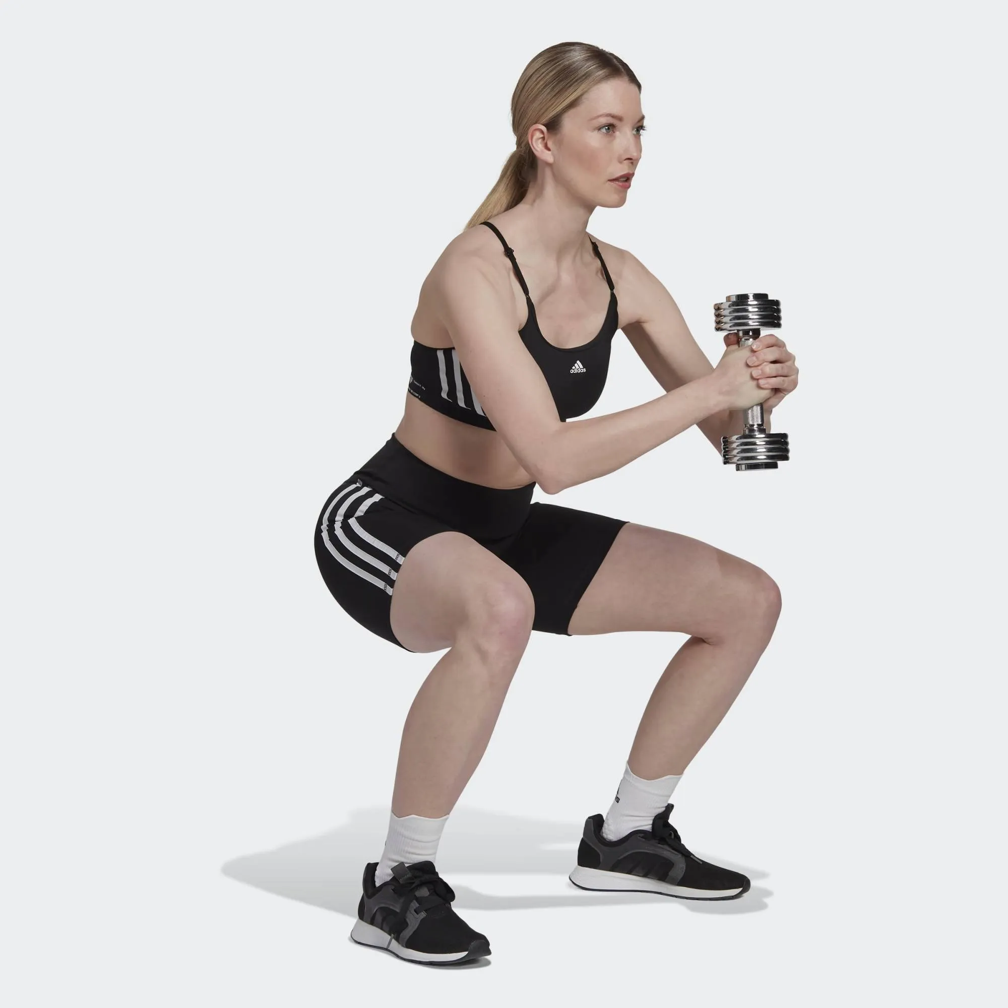 ADIDAS TECH 3STRIPES SHORT TIGHTS