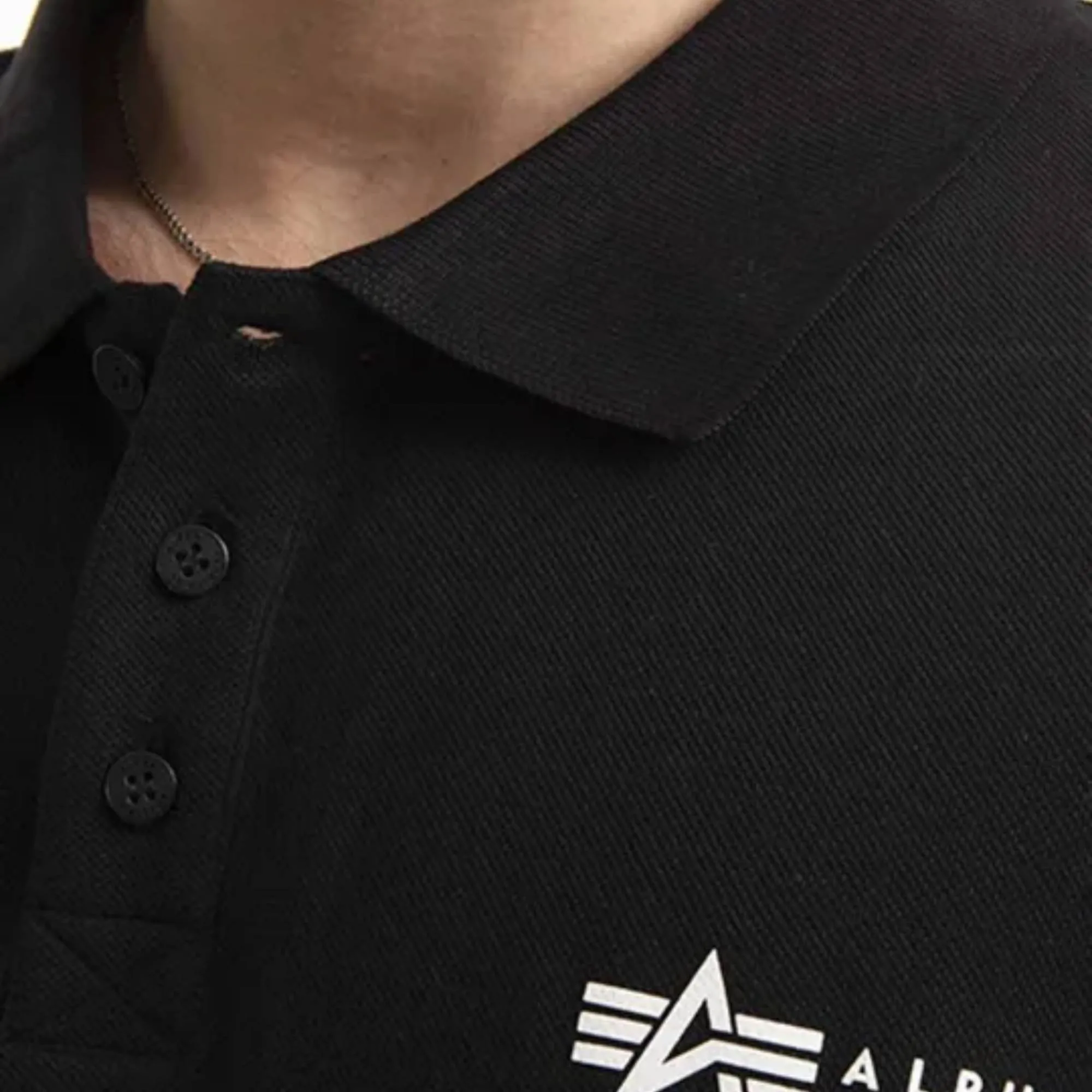 ALPHA INDUSTRIES BASIC SMALL LOGO POLO SHIRT