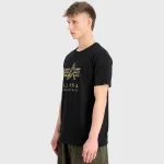 ALPHA INDUSTRIES CAMO PUFF PRINT T-SHIRT