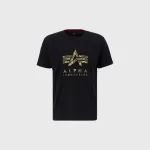 ALPHA INDUSTRIES CAMO PUFF PRINT T-SHIRT