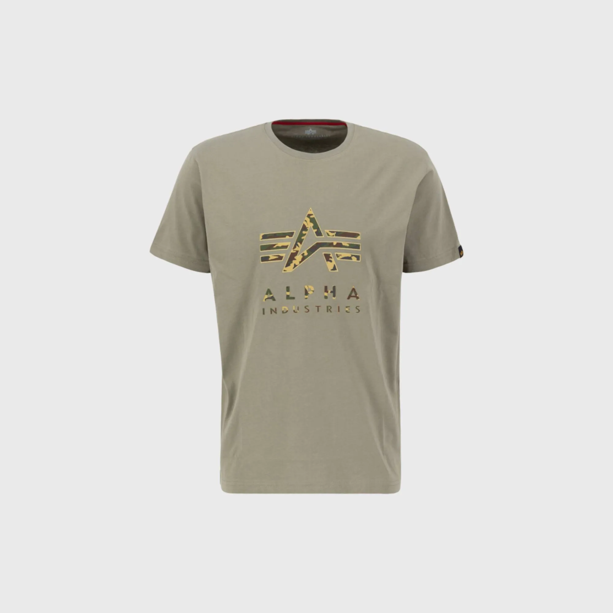 ALPHA INDUSTRIES CAMO PUFF PRINT T-SHIRT