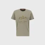 ALPHA INDUSTRIES CAMO PUFF PRINT T-SHIRT