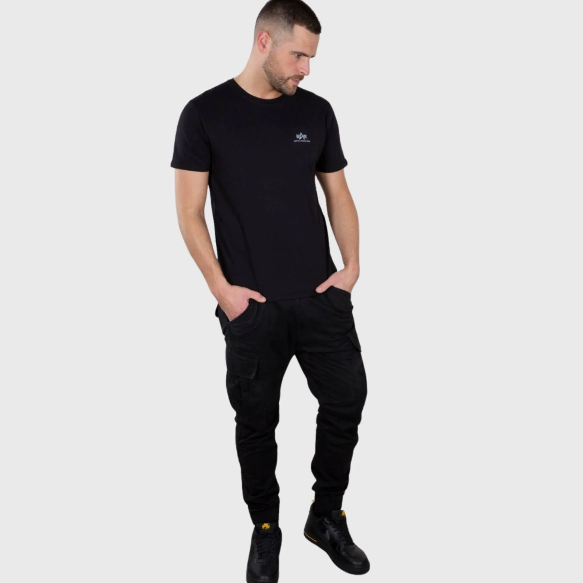 ALPHA INDUSTRIES BASIC SMALL LOGO T-SHIRT