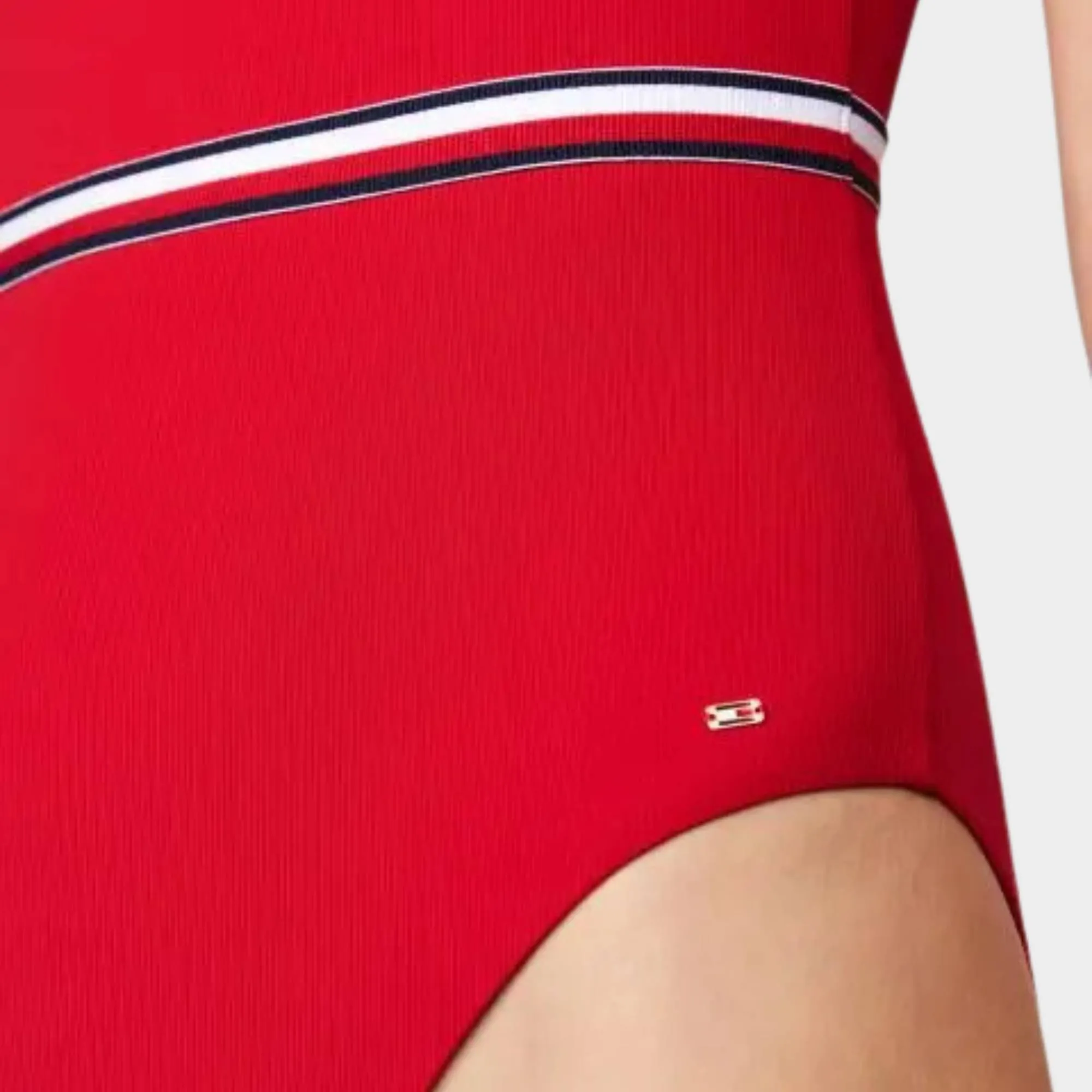 TOMMY SQUARE NECK ONE PIECE SWIM SUIT