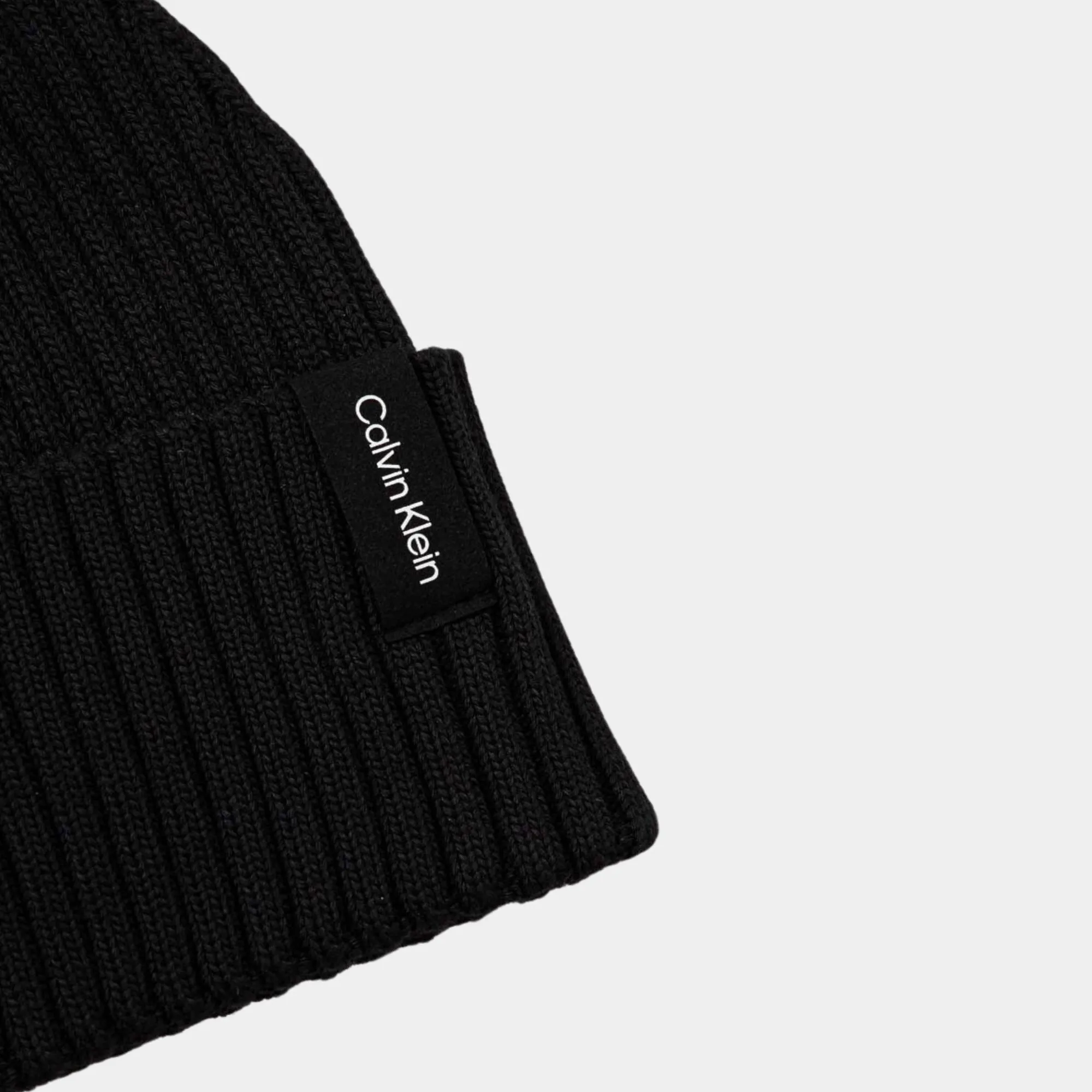 CALVIN KLEIN KNIT FOLDED BEANIE
