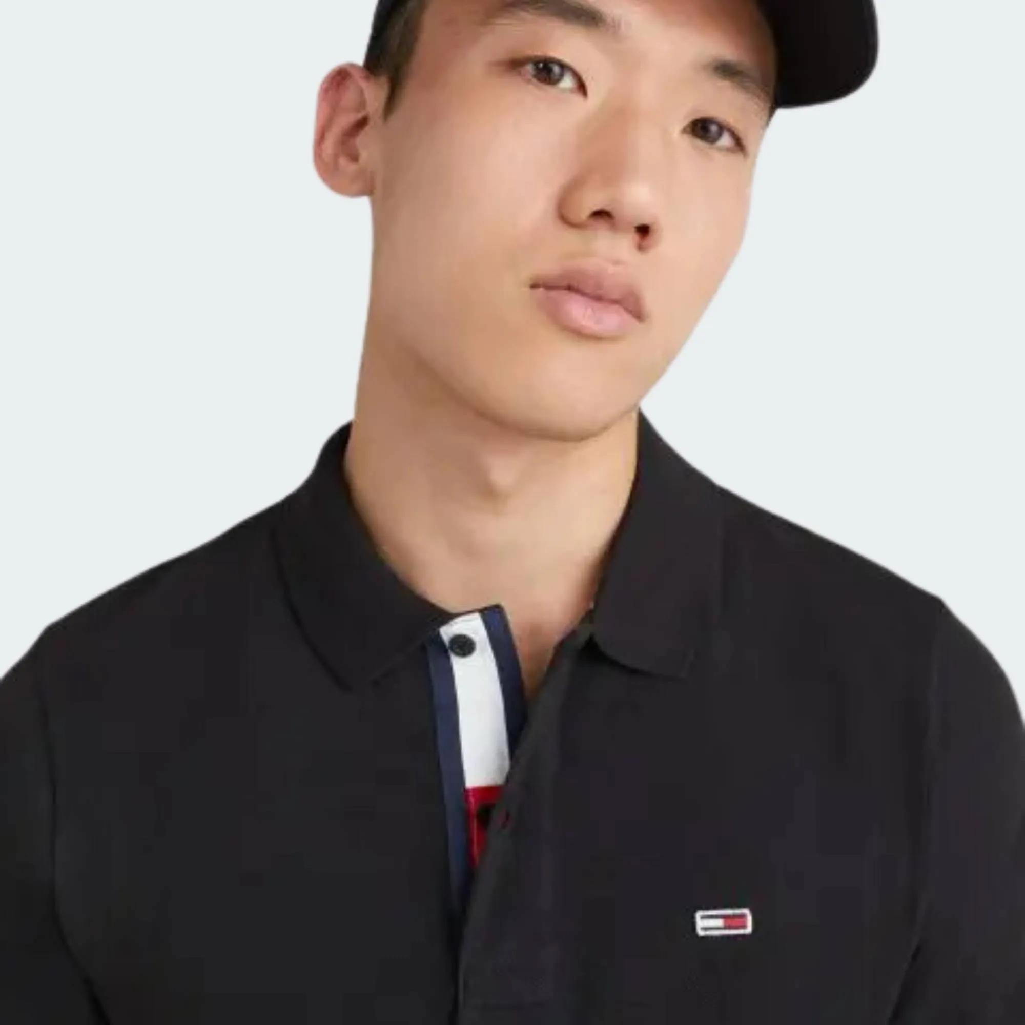 TOMMY JEANS SLIM PLACKET POLO