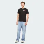 TOMMY JEANS MENS SLIM ESSENTIAL FLAG TEE
