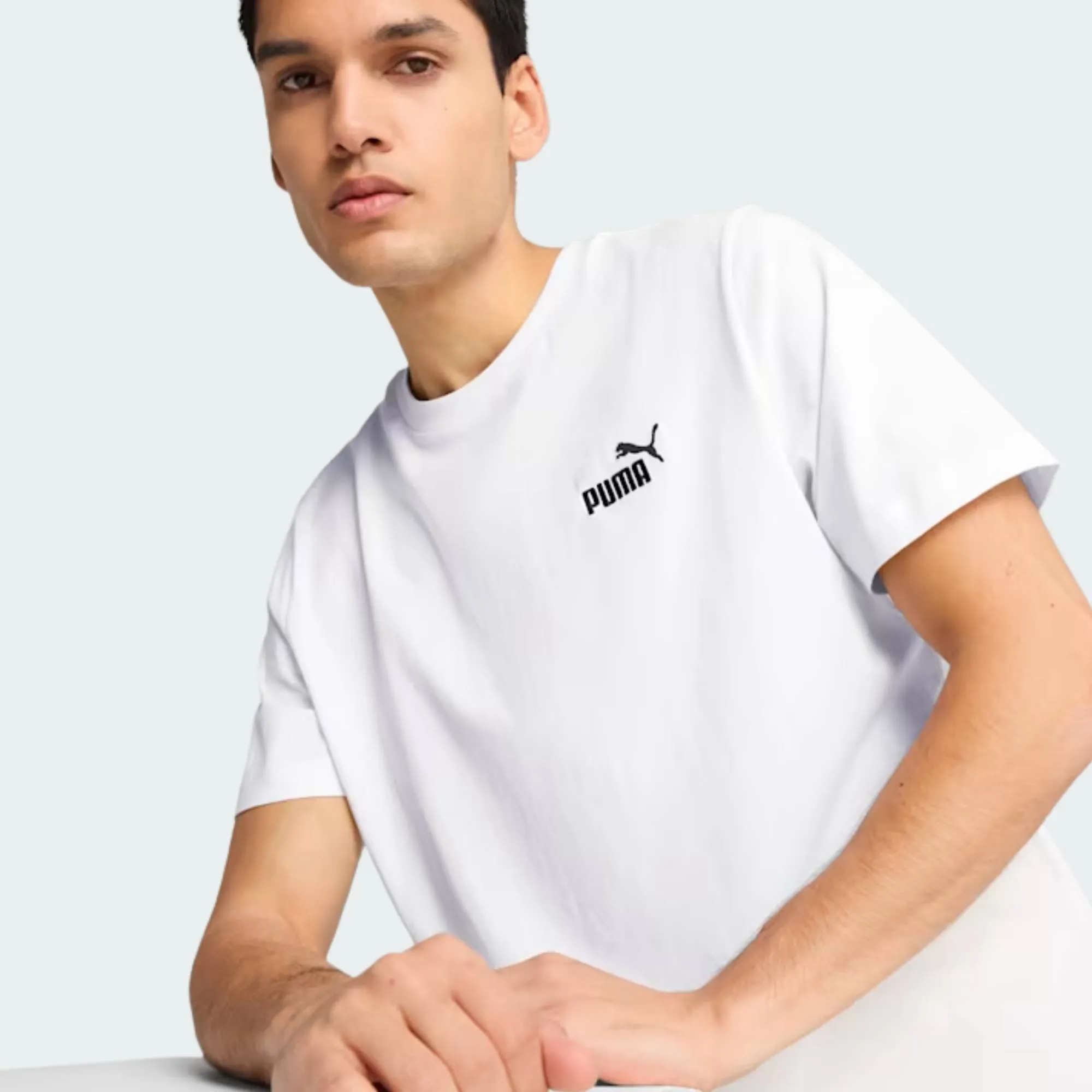 PUMA ESSENTIALS SMALL NO. 1 LOGO TEE