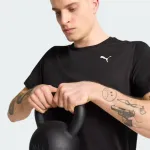 PUMA MENS TAD ESSENTIAL SOLID CAT TSHIRT