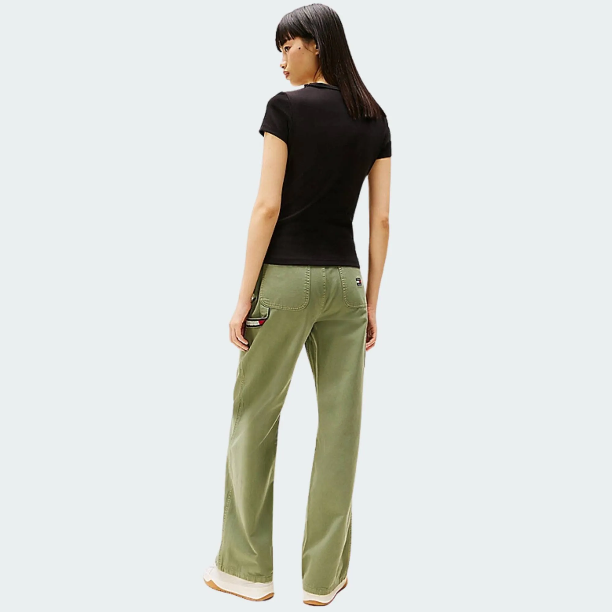 TOMMY JEANS SLIM ESSENTIAL RIB V