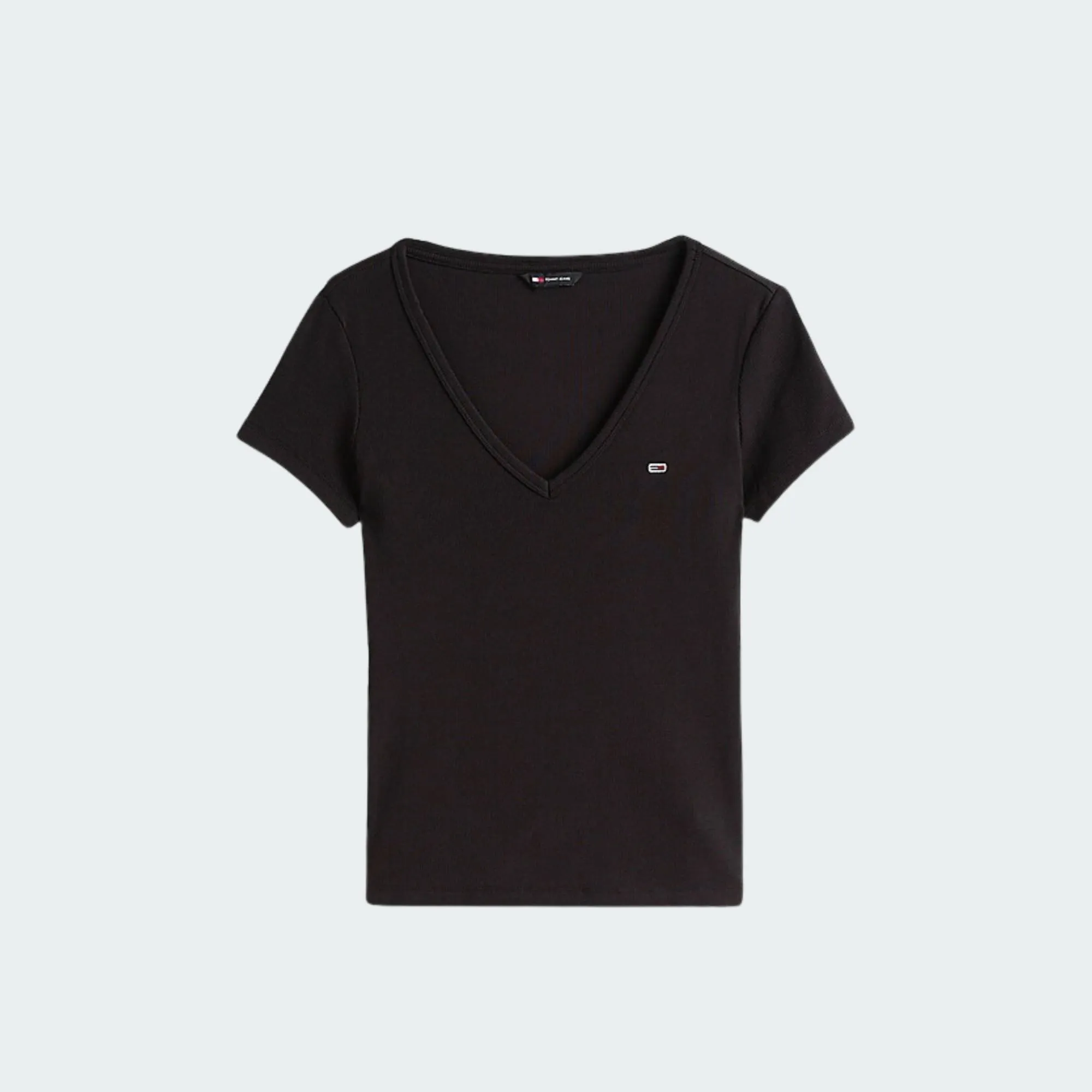 TOMMY JEANS SLIM ESSENTIAL RIB V