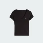 TOMMY JEANS SLIM ESSENTIAL RIB V