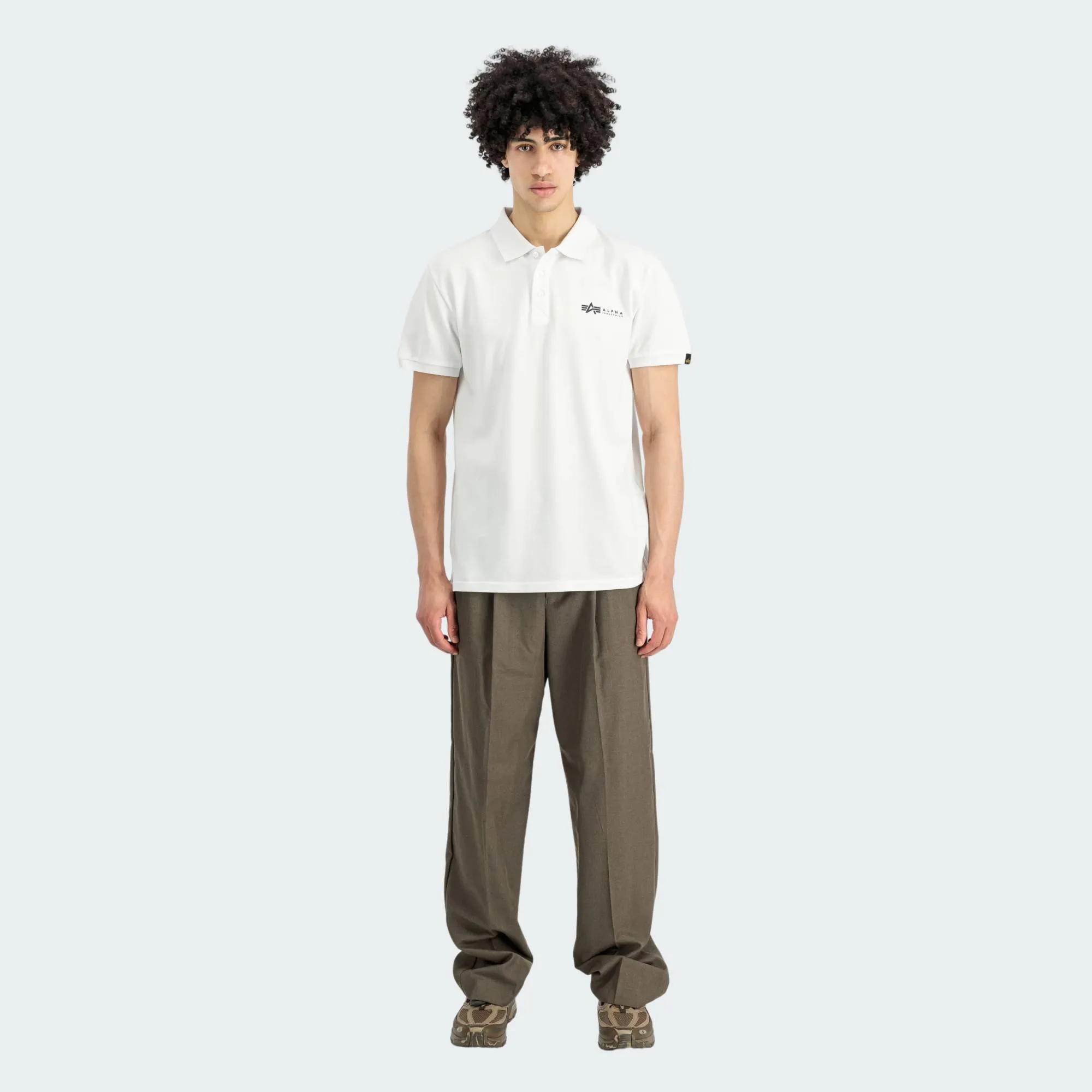 ALPHA INDUSTRIES BASIC SMALL LOGO POLO SHIRT