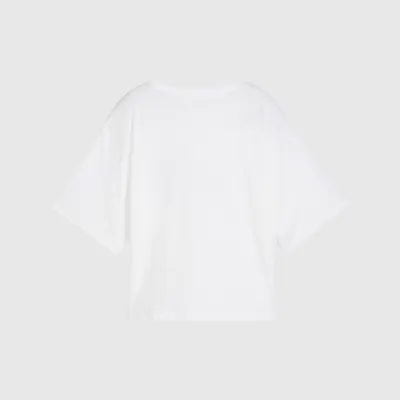 PUMA ESSENTIALS CROPPED NO. 1 LOGO RELAXED TEE